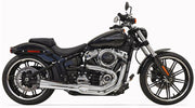 BASSANI XHAUST Road Rage 2:1 Exhaust - Chrome - 2020 Softail Breakout, 2018-2021 Fat Boy & FXDR - 1S62R - PartsOutlet.com.au