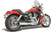 BASSANI XHAUST Road Rage II B1 Power 2:1 Exhaust System - '02-'05 VRod - Chrome 1V18R - PartsOutlet.com.au