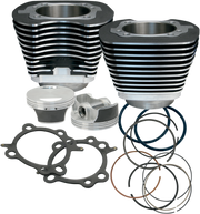 S&S CYCLE 97'' Big Bore Cylinder Kit for 1999-'06 Big Twins - Wrinkle Black Powder Coat Finish 910-0205 - PartsOutlet.com.au
