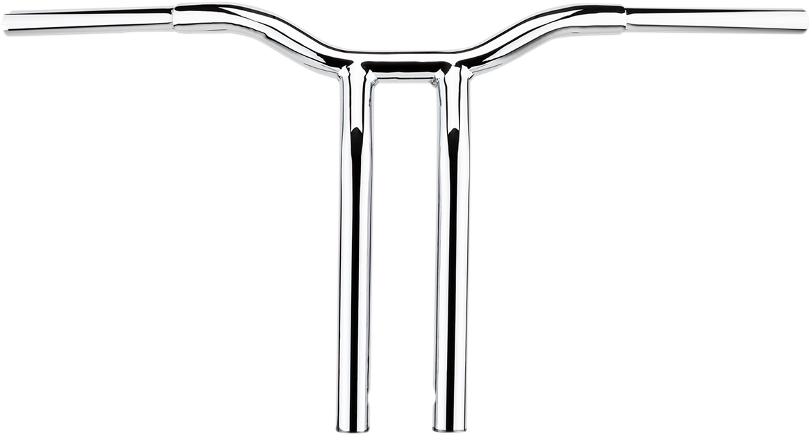 LA CHOPPERS Handlebar - Kage Fighter - One Piece - Bent - 12" - Chrome LA-7338-12