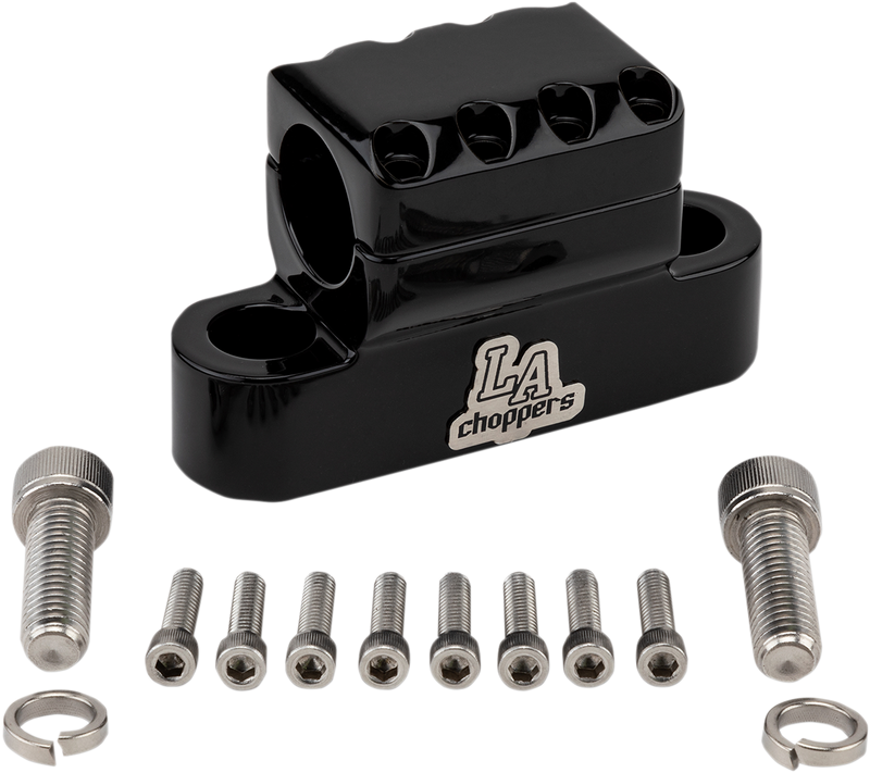 LA CHOPPERS Clamp - Kage Fighter - Black LA-7335-XXCB - PartsOutlet.com.au