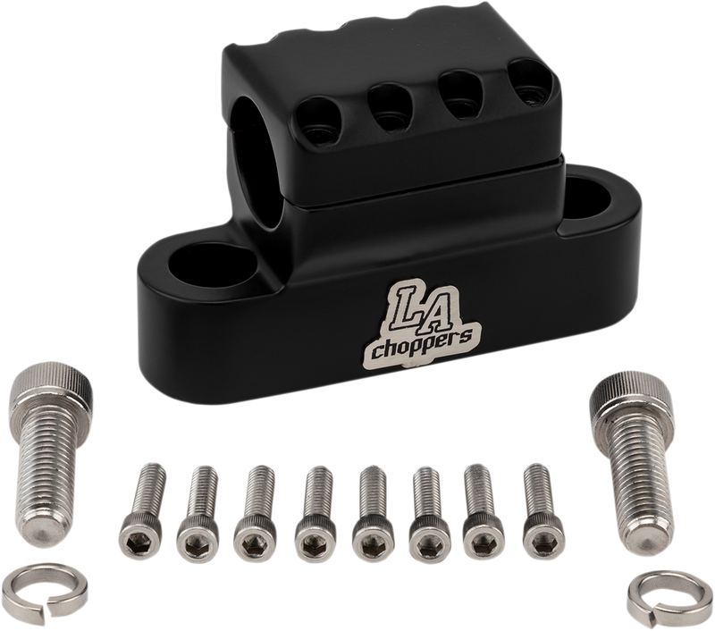 LA CHOPPERS Clamp - Kage Fighter - Flat Black LA-7335-XXCM - PartsOutlet.com.au