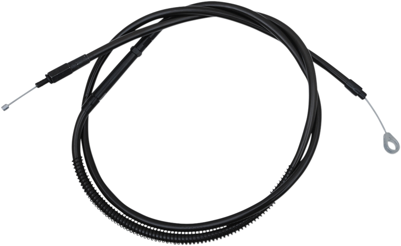 LA CHOPPERS Clutch Cable - 15" - 17" Ape Hanger Handlebars - Midnight - Softail '18-'22 - LA-8152C16M