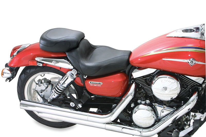 MUSTANG Wide Vintage Meanstreak Seat - Kawasaki Vulcan 1500 2002-2008 - Suzuki 2004-2005 - 75851 - PartsOutlet.com.au