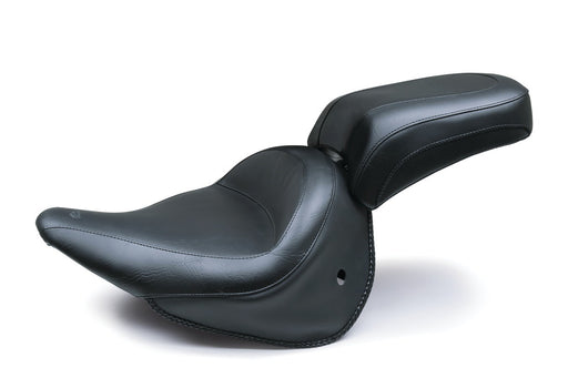 MUSTANG Vintage Wide Vinyl Solo Seat - Harley-Davidson Deluxe 2005-2017 - 76232 - PartsOutlet.com.au