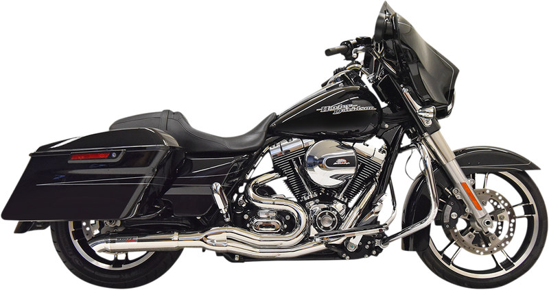 BASSANI XHAUST Road Rage 2:1 Hot Rod Turnout for 2007-2016 Bagger Megaphone Muffler- Chrome 1F68C - PartsOutlet.com.au