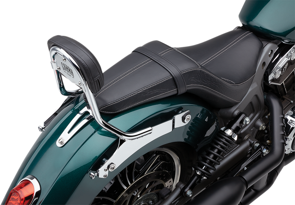 COBRA Detachable Backrest - Chrome - Mini - Indian '15-'23 - Scout 502-2010 - PartsOutlet.com.au