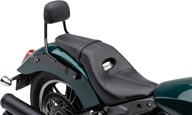 COBRA Detachable Backrest - Black - Mini - Indian '15-'23 Scout 502-2010B - PartsOutlet.com.au