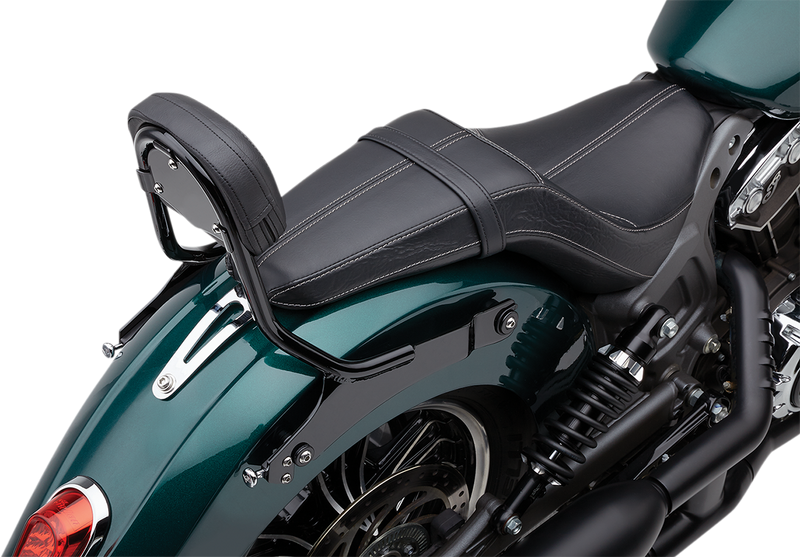 COBRA Detachable Backrest - Black - Mini - Indian '15-'23 Scout 502-2010B - PartsOutlet.com.au