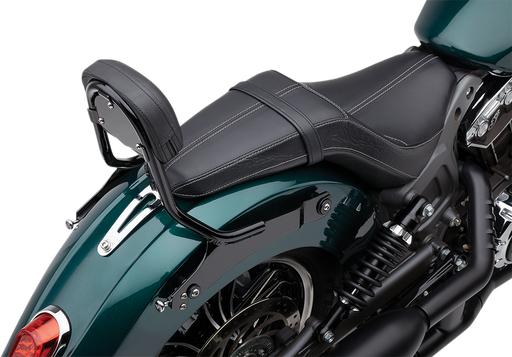 COBRA Detachable Backrest - Black - Mini - Indian '15-'23 Scout 502-2010B - PartsOutlet.com.au