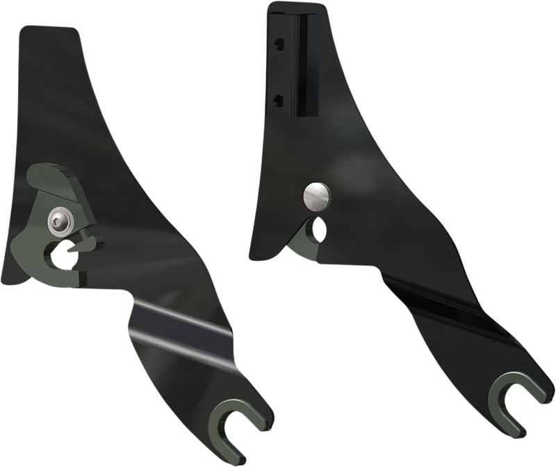 DRAG SPECIALTIES Quick Release Sissy Bar Side Plate - Black - FL '09-'22 - 50263870 - PartsOutlet.com.au