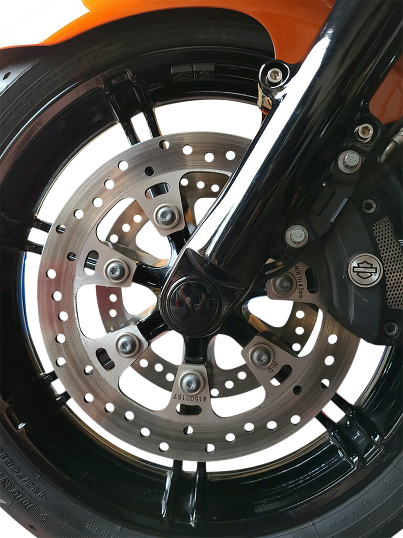 KLOCK WERKS Axle - Flush Mount - Front - Harley-Davidson '07-'23 - Black - 25 mm KWS-01-0610 - PartsOutlet.com.au