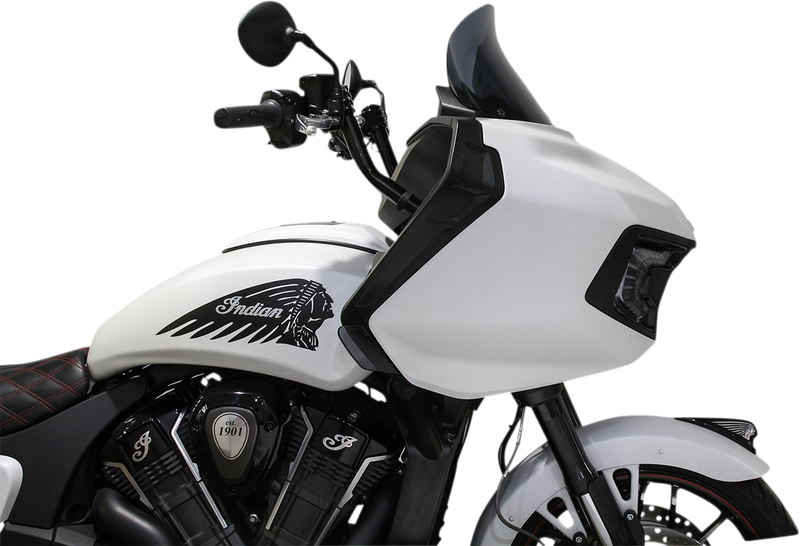 KLOCK WERKS Flare Windshield - Dark Smoke - 11" - Indian '20-'25 - KWW-04-0584-DS