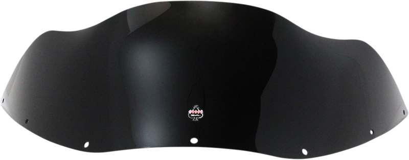 KLOCK WERKS Flare Sport Windshield - 9" - Black - '83-'93 FXRT - KWW-02-0604