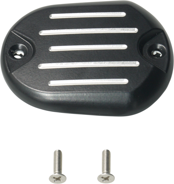 DRAG SPECIALTIES Master Cylinder Cover - Harley-Davidson 2004-2022 - Black 78149 - PartsOutlet.com.au