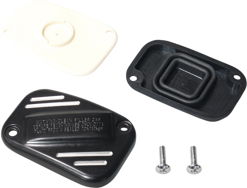 DRAG SPECIALTIES Master Cylinder Cover - Harley-Davidson 2015-2024 - Black 78151 - PartsOutlet.com.au