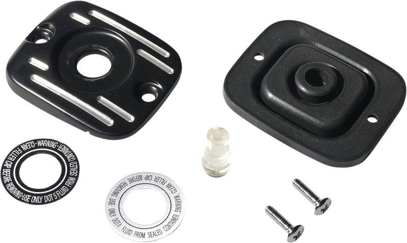 DRAG SPECIALTIES Master Cylinder Cover - Harley-Davidson 2005-2017 - Black 78150 - PartsOutlet.com.au