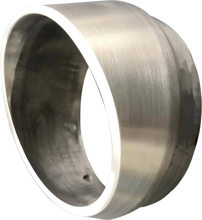 BASSANI XHAUST Billet Brushed Slash Cut Optional End Cap - '95-'06 FL - BESMS1 - PartsOutlet.com.au