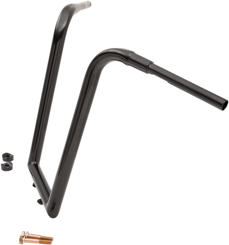 LA CHOPPERS 1 1/2" TREE HUGGER MITER CUT APE HANGER  19"  - CHROME  - HD - LA-7370-19B