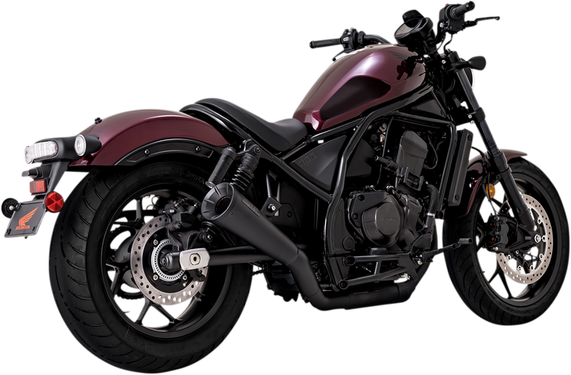 VANCE & HINES Black Muffler - Honda Rebel 1100 2021+ 48425 - PartsOutlet.com.au