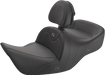 SADDLEMEN Road Sofa Seat - Heated - Backrest - Honda GL '01-'10 - H01-07-185BRHCT - PartsOutlet.com.au