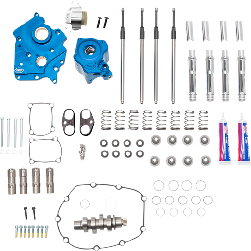 S&S CYCLE Chain Drive 540C Cam Chest kit with Chrome Pushrod Tubes for Water Cooled 2017-up M8 Models 310-1116A - PartsOutlet.com.au