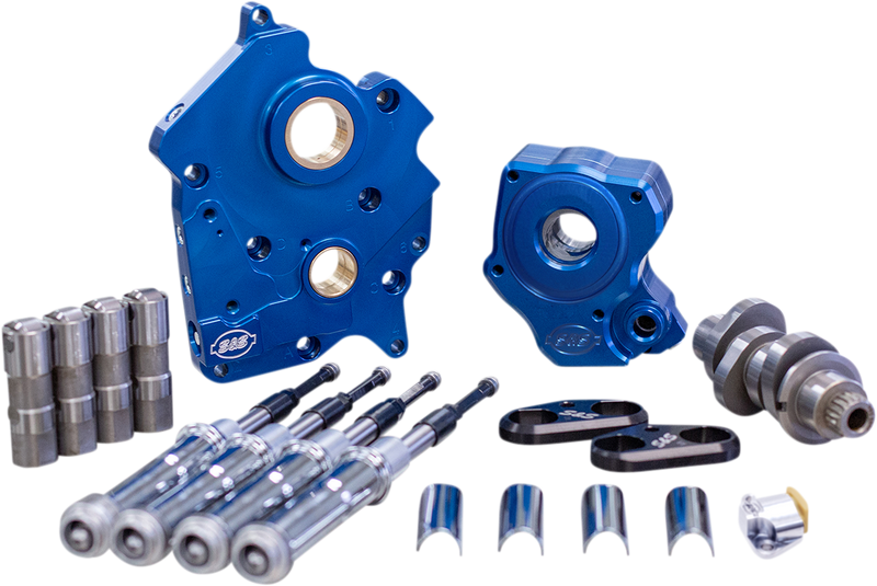 S&S CYCLE Chain Drive 465C Cam Chest Kitwith Chrome Pushrod Tubes for Water Cooled 2017-up M8 Models 310-0999B - PartsOutlet.com.au