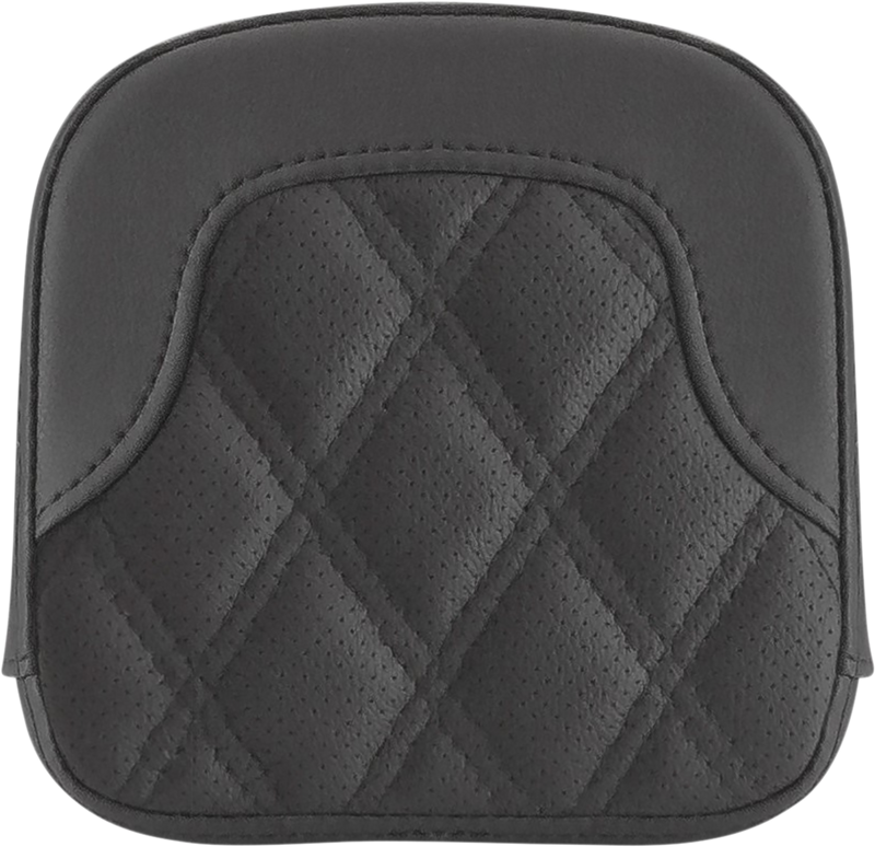 SADDLEMEN Lattice Stitched Sissy Bar Pad - FL '97-'23 - Black 040744 - PartsOutlet.com.au