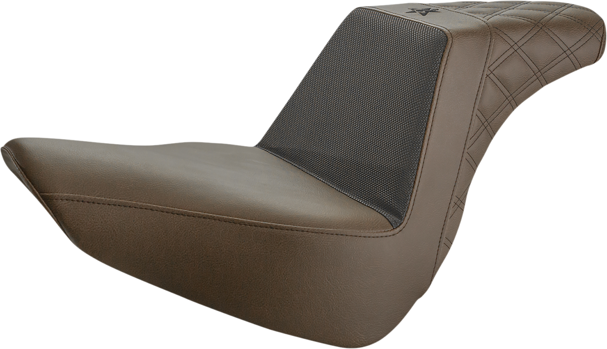 SADDLEMEN Unknown Step Up Seat - Fat Boy '18-'23 - UN18-27-173BR - PartsOutlet.com.au