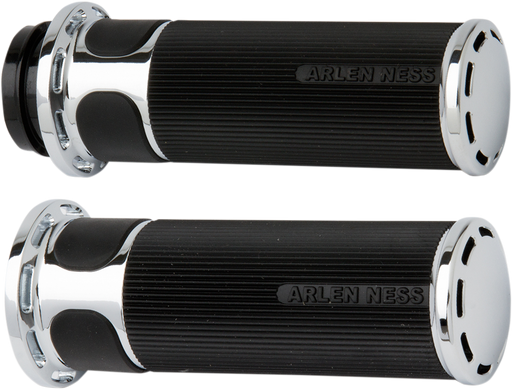 ARLEN NESS SLOT TRACK GRIPS, CHROME - CABLE - 07-300 - PartsOutlet.com.au