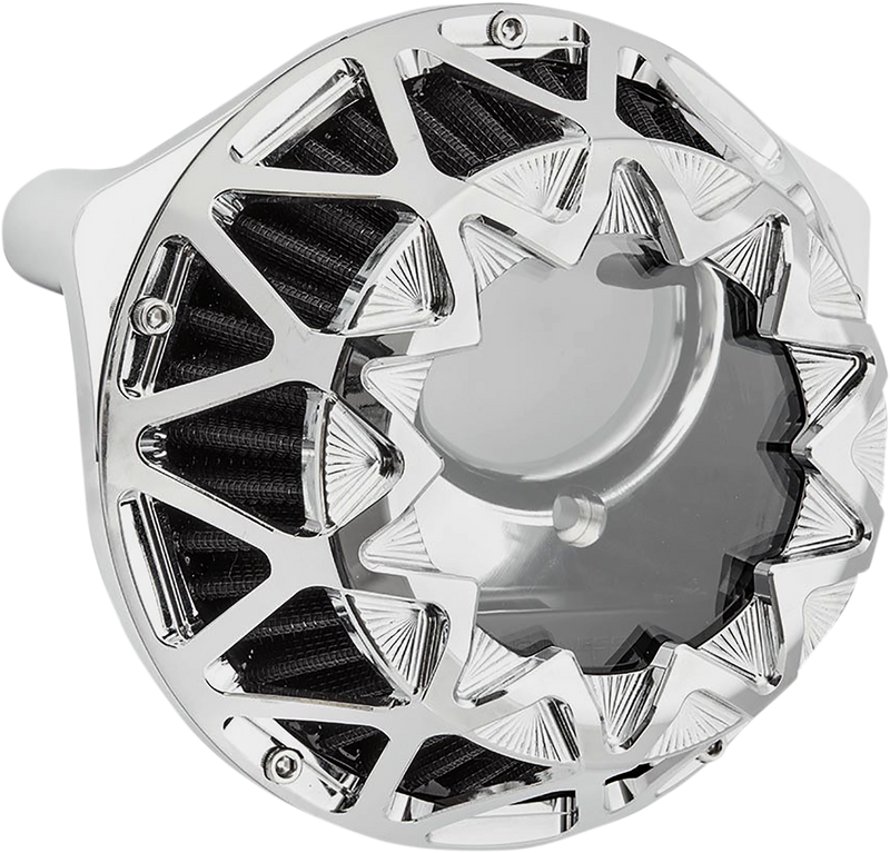 ARLEN NESS CROSSFIRE AIR CLEANER, CHROME - 91-up XL SPORTSTER - 600-051 - PartsOutlet.com.au