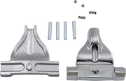 DRAG SPECIALTIES Passenger Floorboard Mount - Harley-Davidson 2018-2023 - Chrome P17-0415C - PartsOutlet.com.au