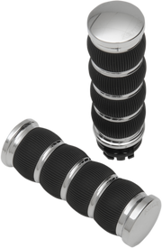 ARLEN NESS Grips - Ring Leader - Cable - Chrome 07-312 - PartsOutlet.com.au