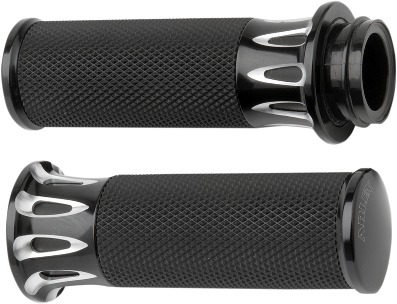 ARLEN NESS DEEP CUT® FUSION GRIPS, BLACK - FLY-BY-WIRE (FBW) - 07-319 - PartsOutlet.com.au