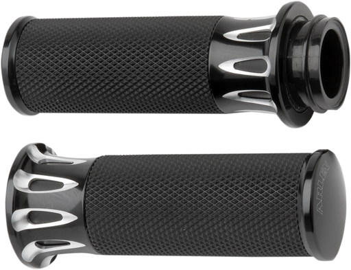 ARLEN NESS DEEP CUT® FUSION GRIPS, BLACK - FLY-BY-WIRE (FBW) - 07-319 - PartsOutlet.com.au