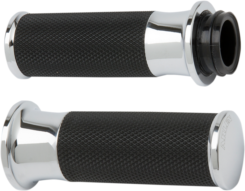 ARLEN NESS SMOOTH GRIPS, CHROME - FLY-BY-WIRE (FBW) - 07-322 - PartsOutlet.com.au
