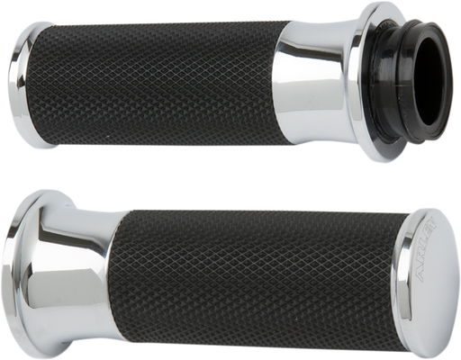 ARLEN NESS SMOOTH GRIPS, CHROME - FLY-BY-WIRE (FBW) - 07-322 - PartsOutlet.com.au