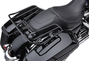 COBRA Detachable Wrap Around Rack - Black - '09-'21 FLH 602-2640B - PartsOutlet.com.au