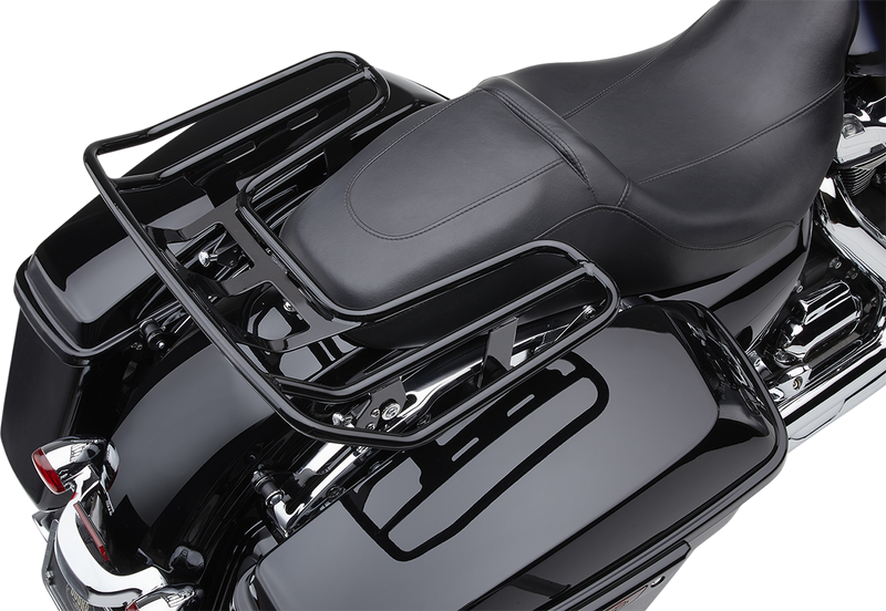 COBRA Detachable Wrap Around Rack - Black - '09-'21 FLH 602-2640B - PartsOutlet.com.au