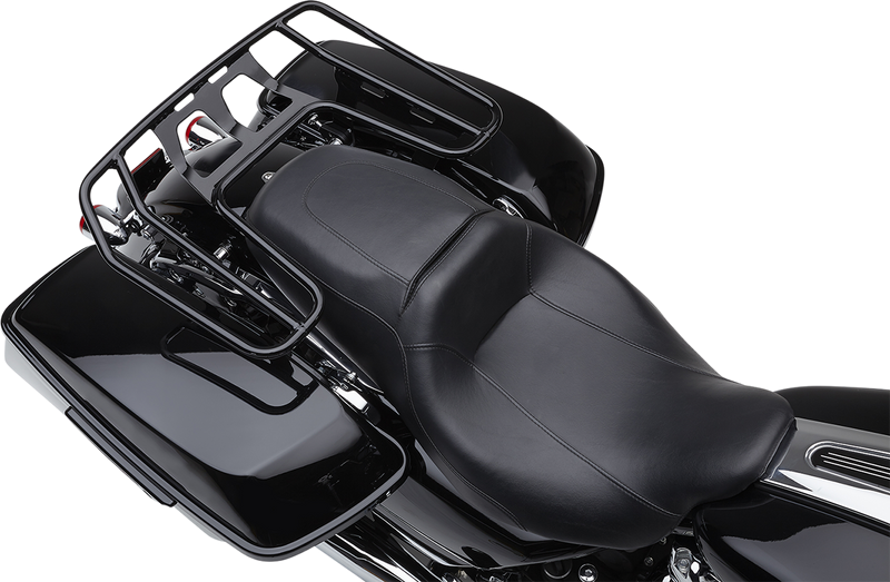COBRA Detachable Wrap Around Rack - Black - '09-'21 FLH 602-2640B - PartsOutlet.com.au