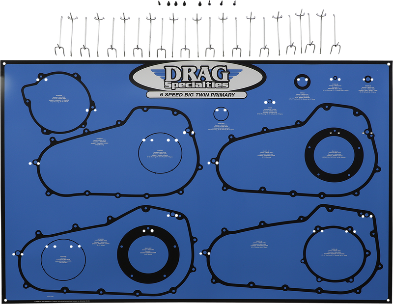 DRAG SPECIALTIES Gasket Board - 6 Speed 0934-6982 - PartsOutlet.com.au