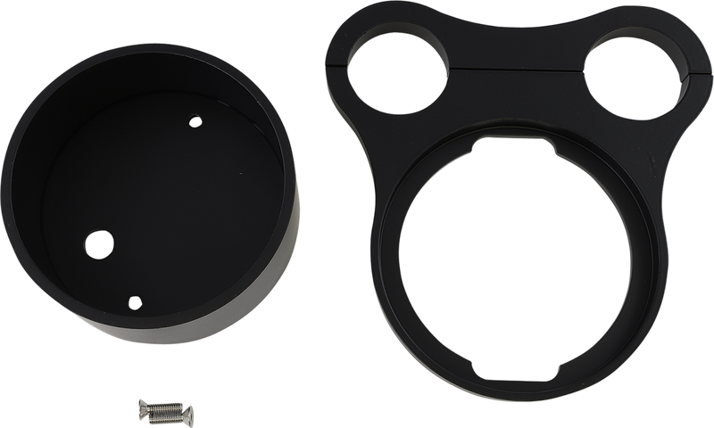 DRAG SPECIALTIES 1.5" T-Bar Gauge Mount - Gloss Black - For OEM Gauge - 2210-0562