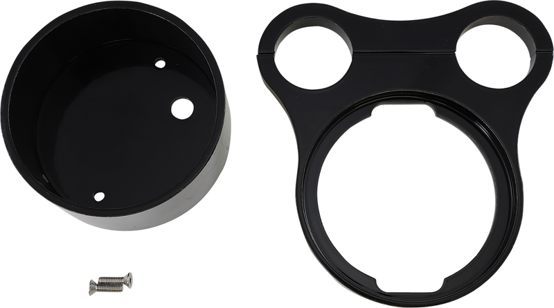 DRAG SPECIALTIES 1.5" T-Bar Gauge Mount - Flat Black - For OEM Gauge - 2210-0563