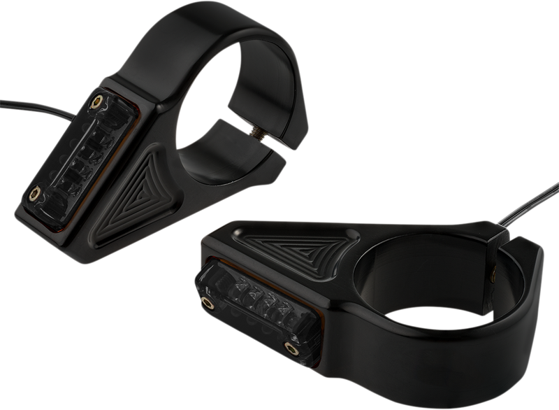 JOKER MACHINE Turn Signal - 39 mm - Amber - Black - '93-'20 XL - 05-303-1 - PartsOutlet.com.au