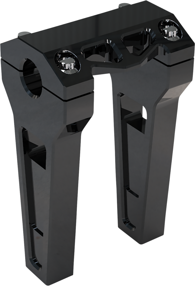 LA CHOPPERS Risers - Straight - 6" - Black Anodized - LA-7470-06B