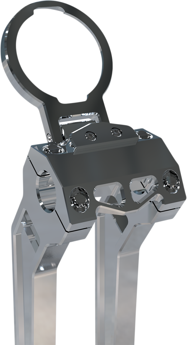 LA CHOPPERS Gauge Mount - Single - Raw LA-7397-01R - PartsOutlet.com.au