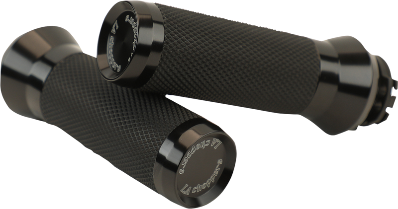 LA CHOPPERS Grips - Cable - Anodized LA-7492-01B - PartsOutlet.com.au
