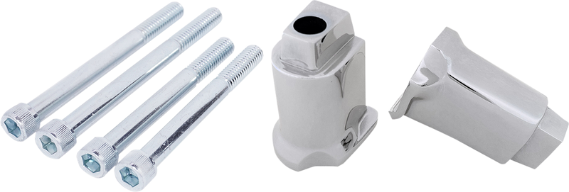 DRAG SPECIALTIES Passenger Floorboard Mount - Harley-Davidson 2018-2023 - Chrome P17-415-BC - PartsOutlet.com.au
