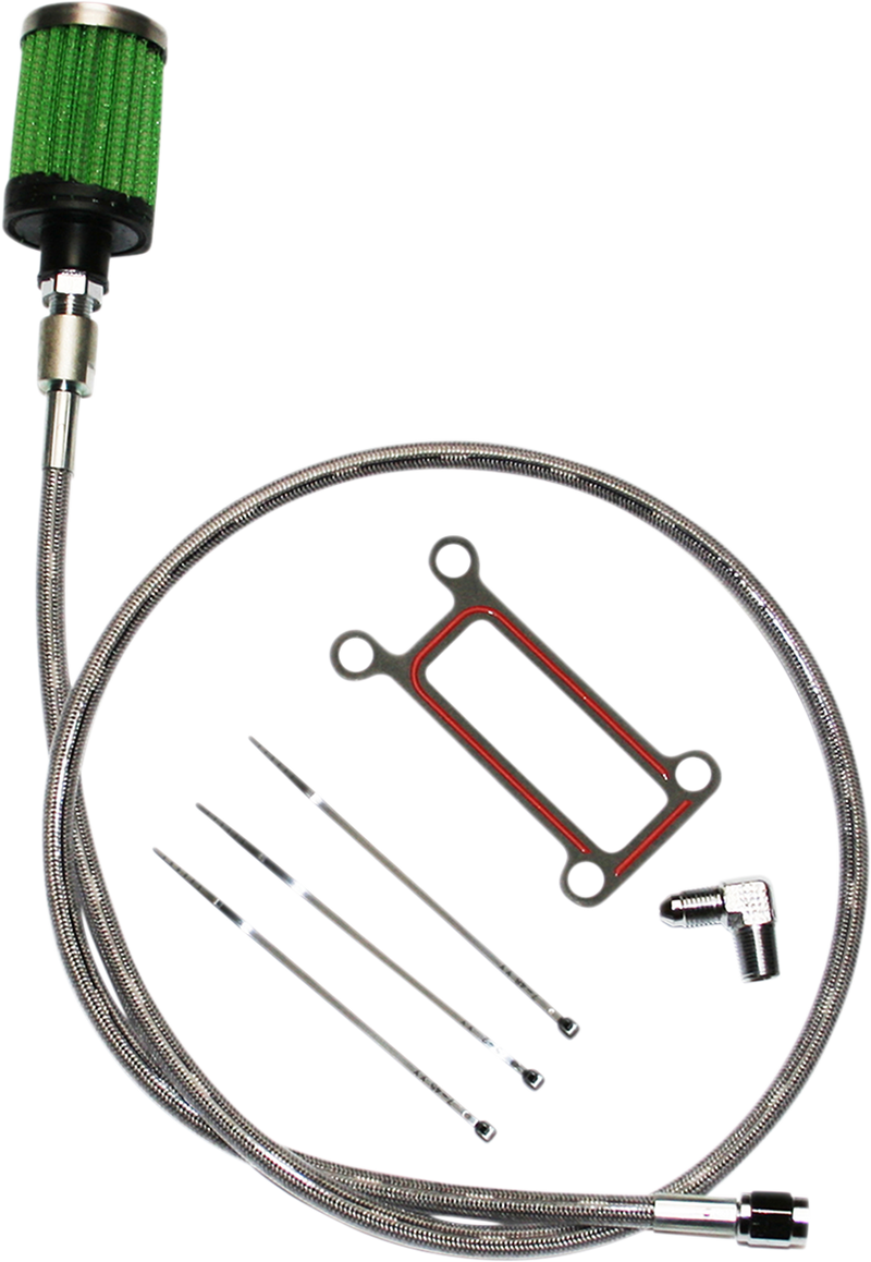 FEULING OIL PUMP CORP. Oil Tank Breather Kit - Stainless - '99-'01 3075 - PartsOutlet.com.au