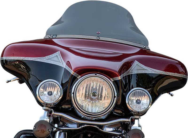 KLOCK WERKS Flare Windshield - 10-1/2" - Tint - FLH '96-'13 - KWW-01-0619-T